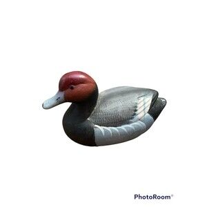 Collectable Ceramic 5" Mallard Duck Hand Painted Vintage Bird Lint Remover Jasco